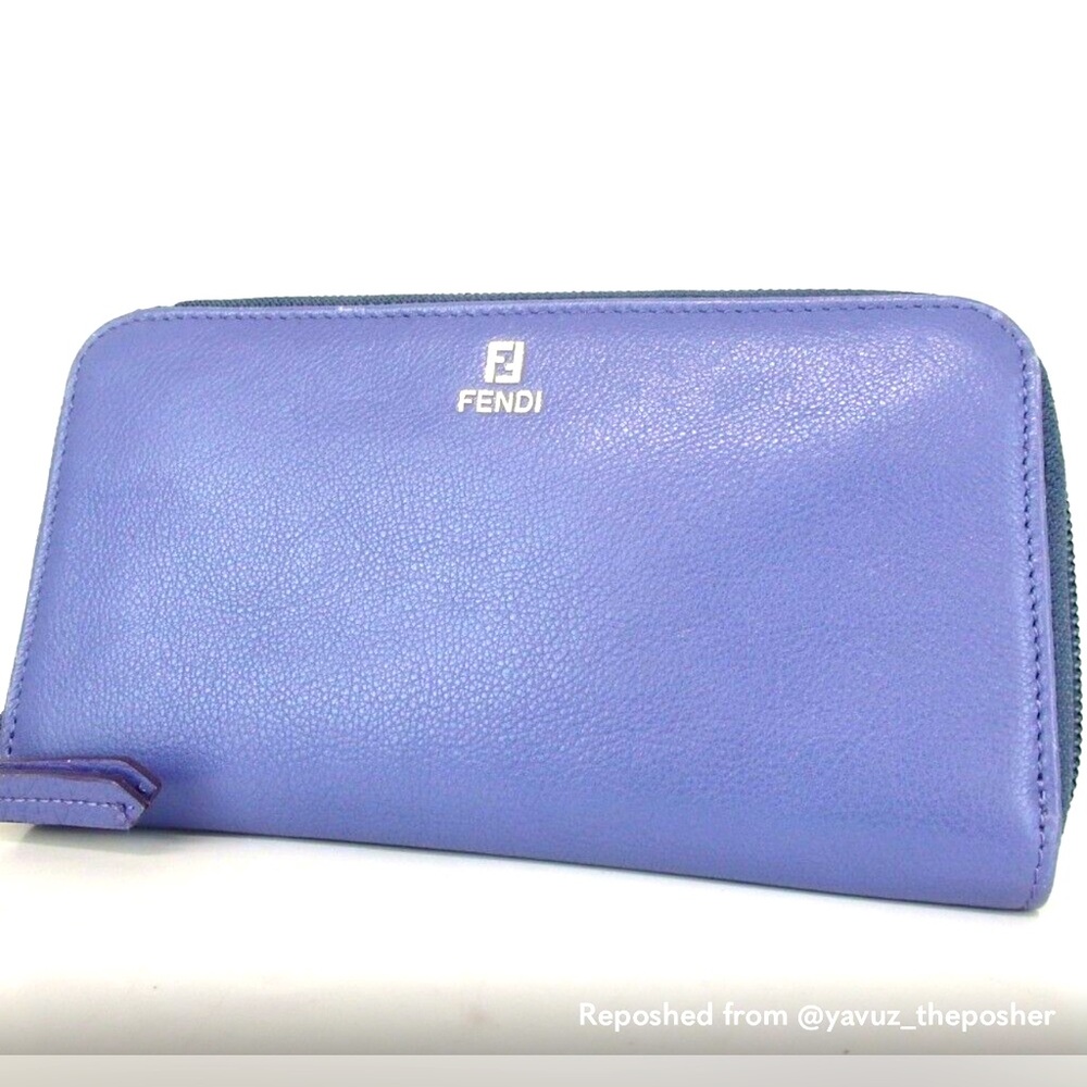 FENDI Wallet Round zipper leather Wallet